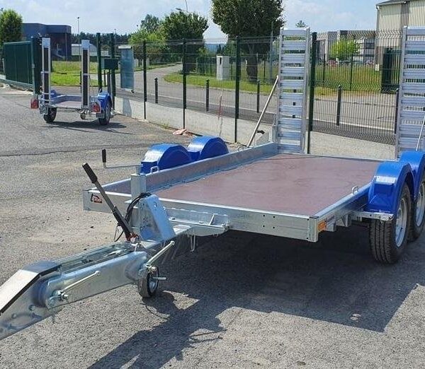 Remorque porte engins Hubiere TPF35, 3.5 T