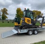 Volvo ECR25D avec 3 godets et Remorque – Image 14