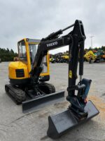 Volvo ECR 38 / Kallistuva liitin, Kauha, uudet telat! – Image 5