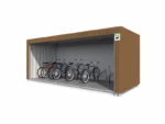 Abri vélo en container 20 pieds semi-couvert 16 places – Image 2