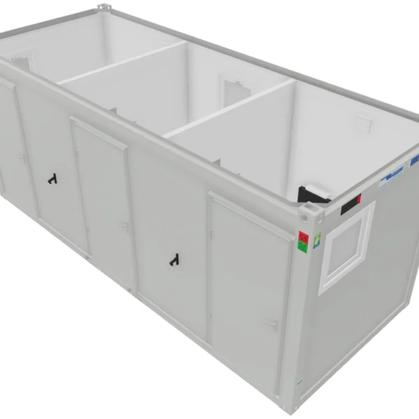 Bungalow toilettes 3 WC accès PMR 14,7 m² [20 pieds]