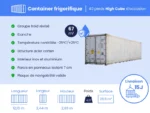 Container maritime frigorifique d’occasion 40 pieds HIGH CUBE – Image 5