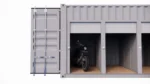 Garage motos 4 places et 4 portes en container de 20 pieds – Image 7