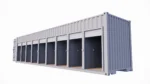 Garage motos 9 places et 9 portes en container de 40 pieds – Image 5