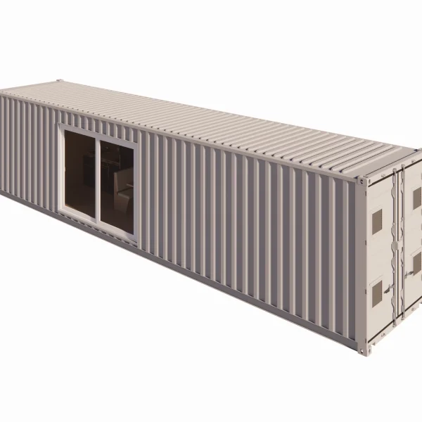 Studio container ECOLOGIA 40 pieds 23 m² habitables [1 chambre]