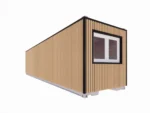 Studio container ECOLOGIA 40 pieds 23 m² habitables [1 chambre] avec bardage – Image 3