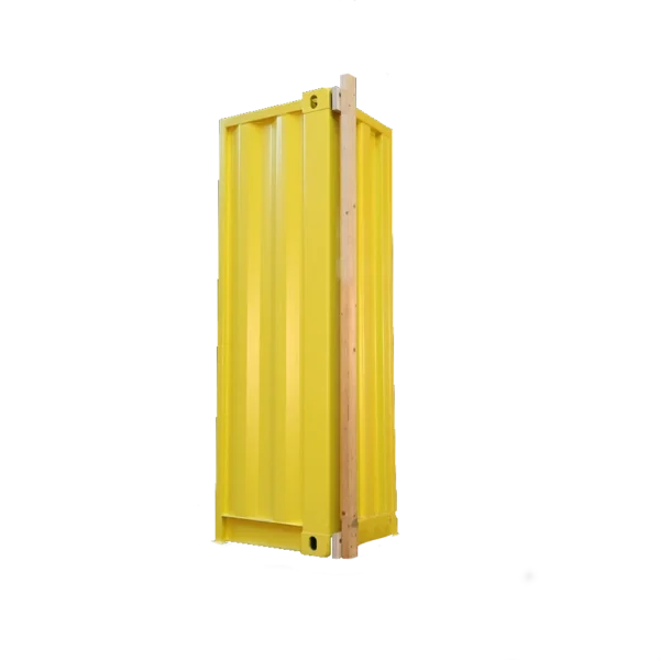 Kit de fixation bois sur container maritime