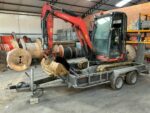 Kubota U27-4 avec remorque et accessoire – Image 2