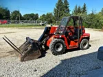 Chariot télescopique Manitou BT420 Fourches/ Godet/ Fouches à fumier – Image 16